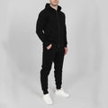 Outdoor sports slim fit trendy zip-up suit