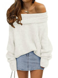 Women's off-shoulder sweater
