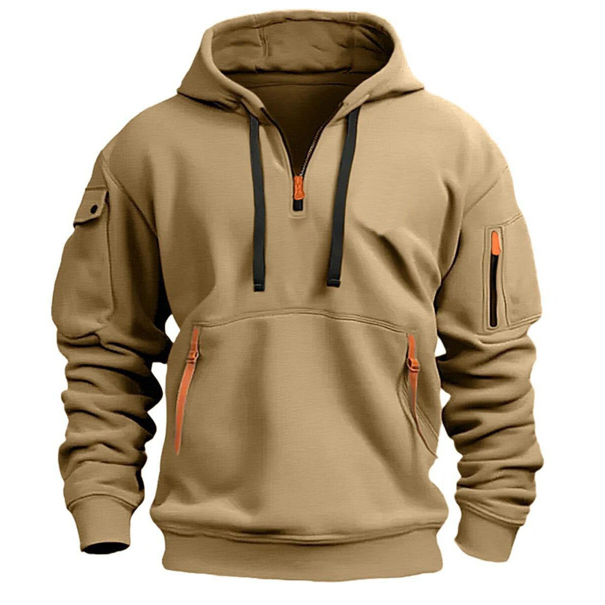 Stylish and warm hooded sweatshirt