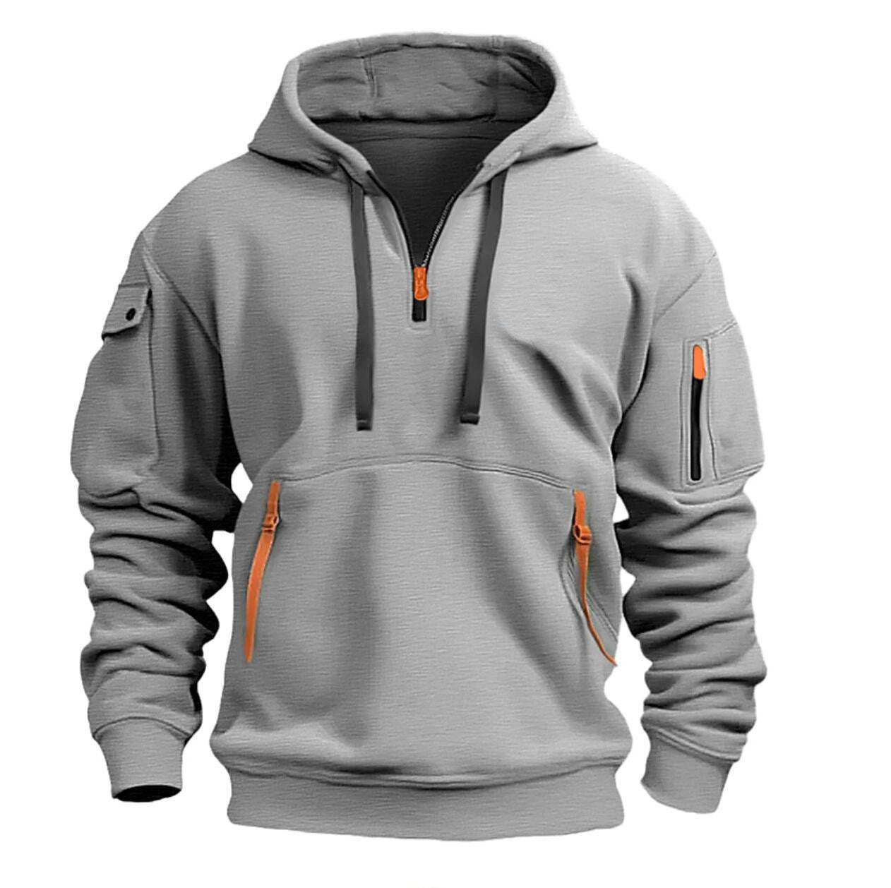 Stylish and warm hooded sweatshirt