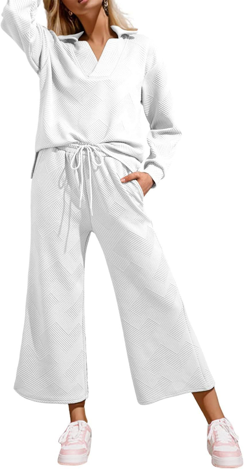 Solid color textured fashion casual suit