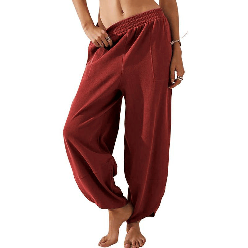 Women's wide-leg casual pants