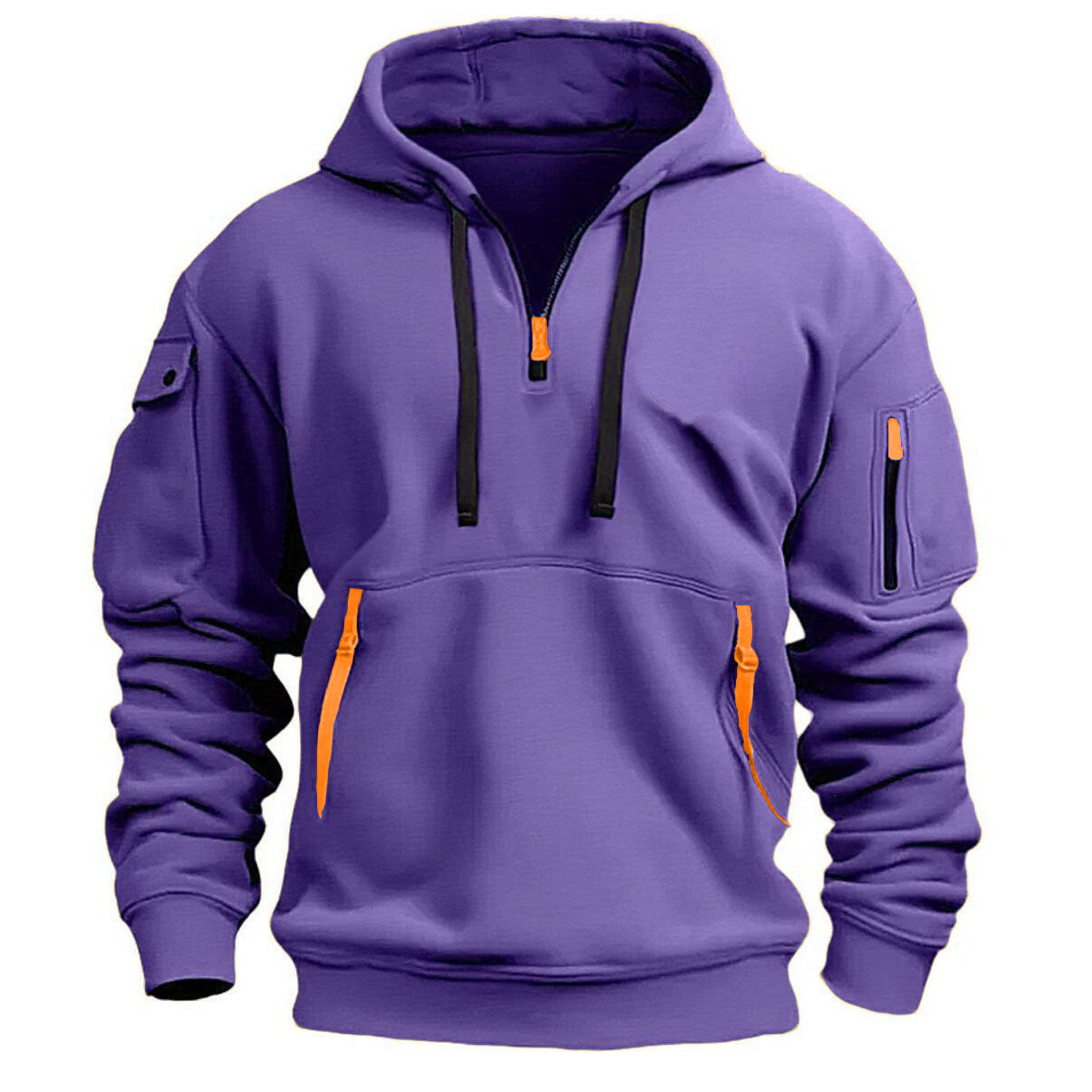 Stylish and warm hooded sweatshirt