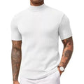 Men's turtleneck short-sleeved shirt