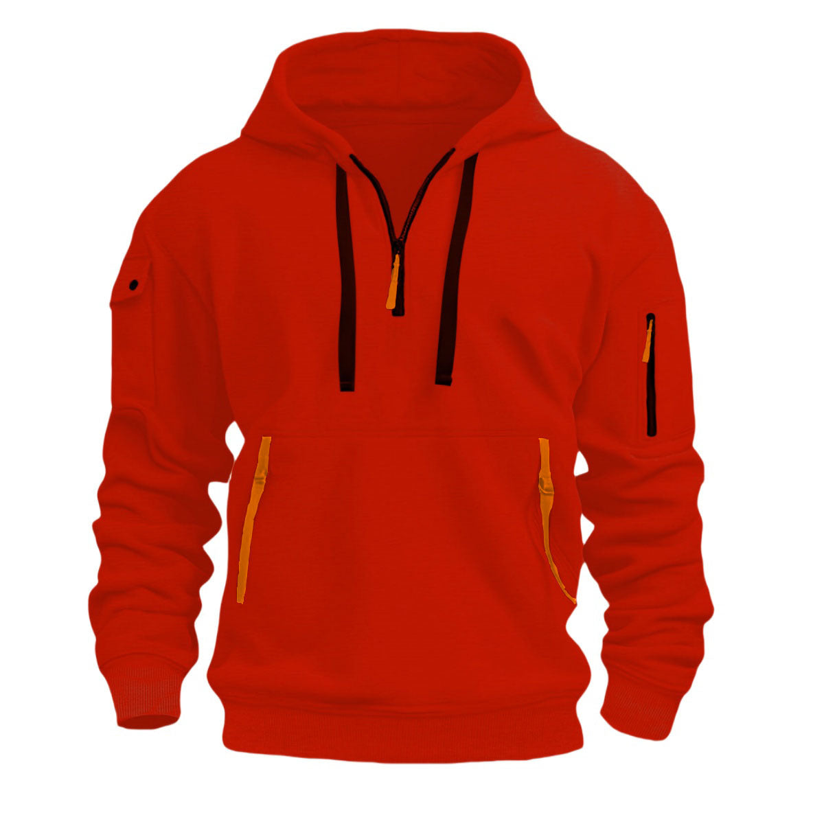 Stylish and warm hooded sweatshirt