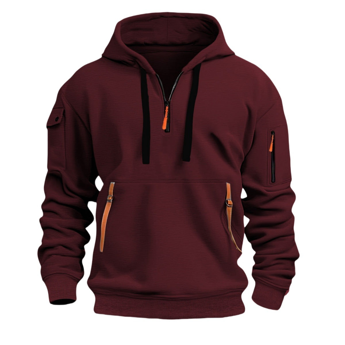 Stylish and warm hooded sweatshirt