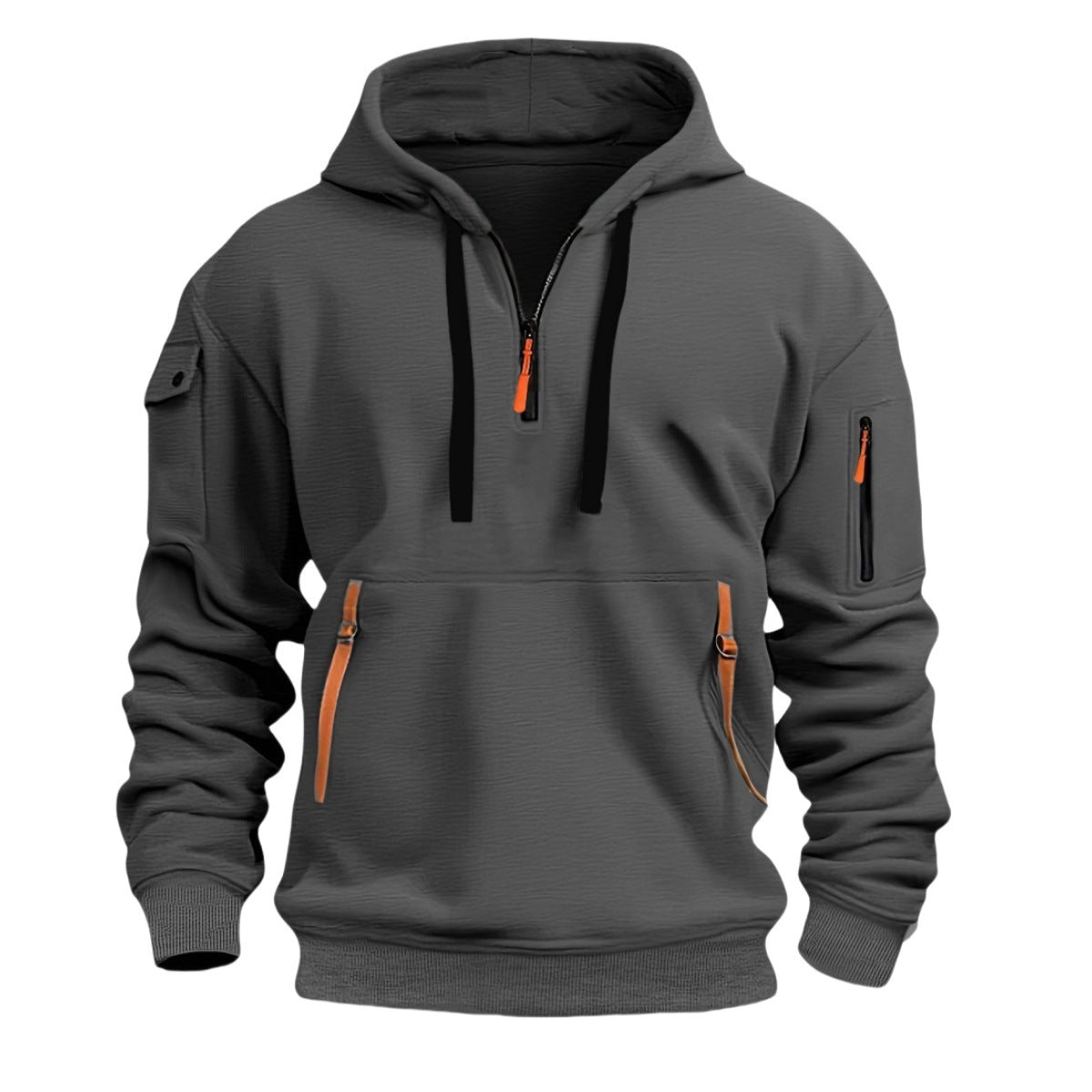 Stylish and warm hooded sweatshirt