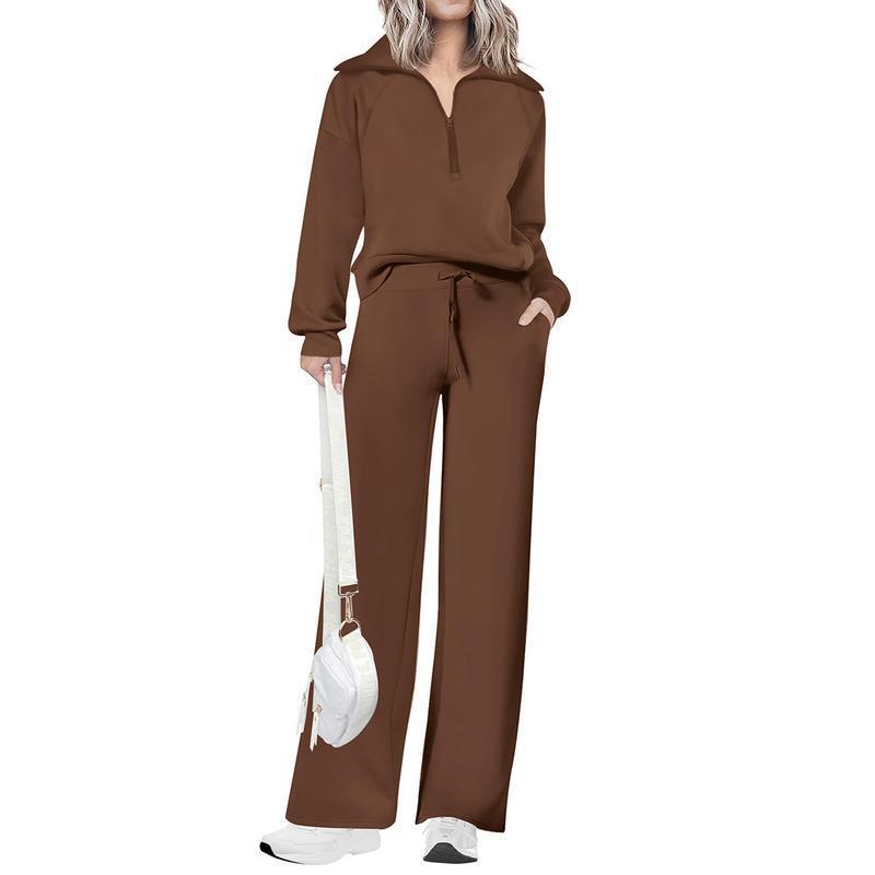 Stylish half-zip style suit