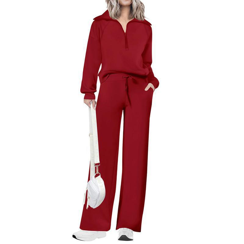 Stylish half-zip style suit