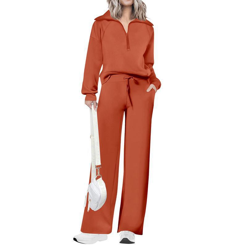 Stylish half-zip style suit